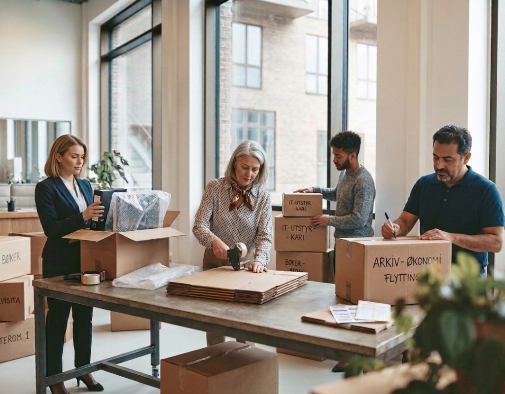 Merke esker ved bedriftsflytting